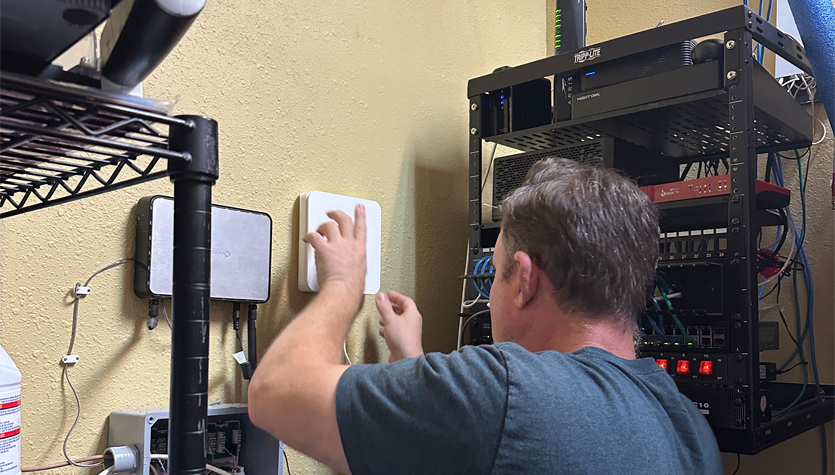 Who's Your Tech technician install networking